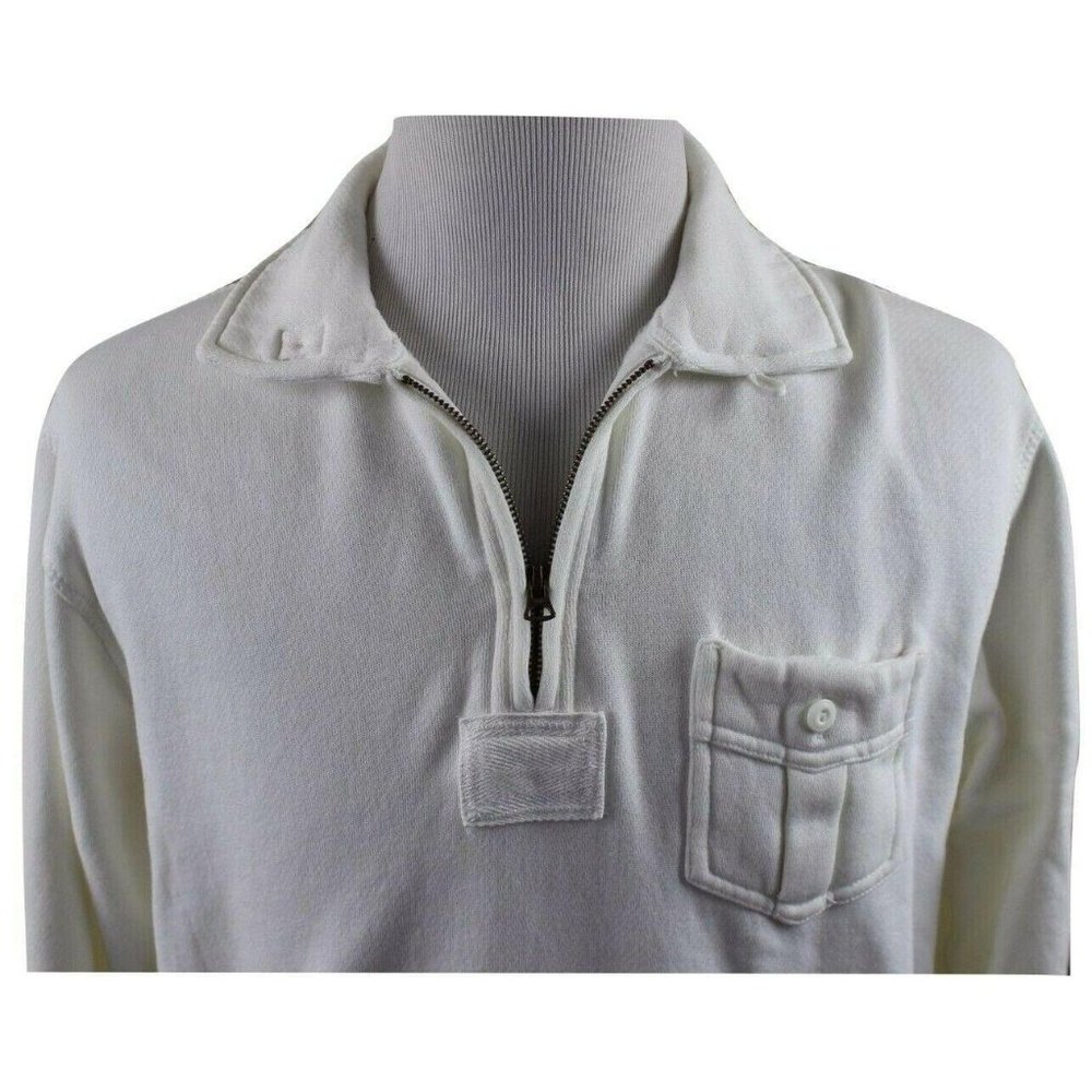 NEW Polo Ralph Lauren 1/4 Zip Pocket Sweater LG